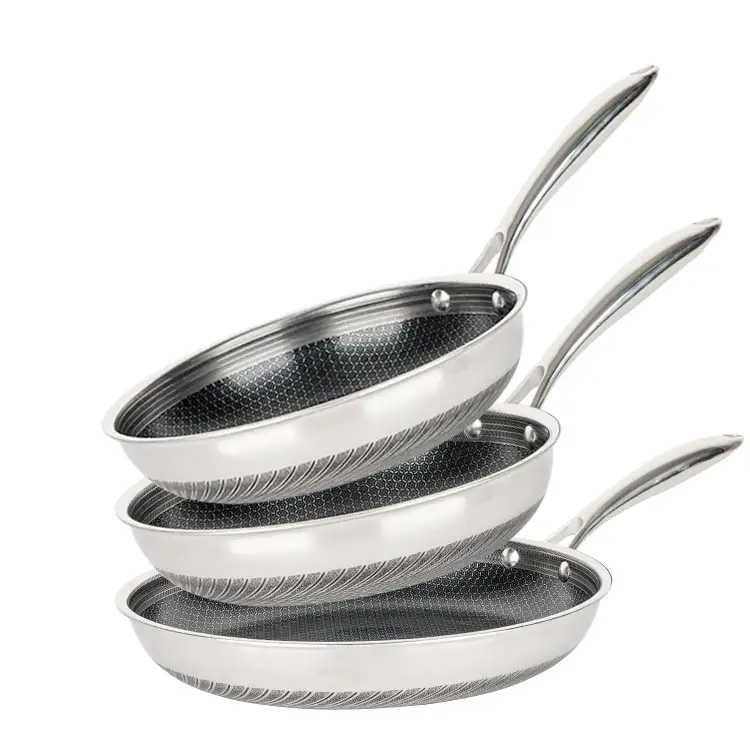 3pcs عسل أدوات الطهي مجموعة مقلاة الطبخ عموم