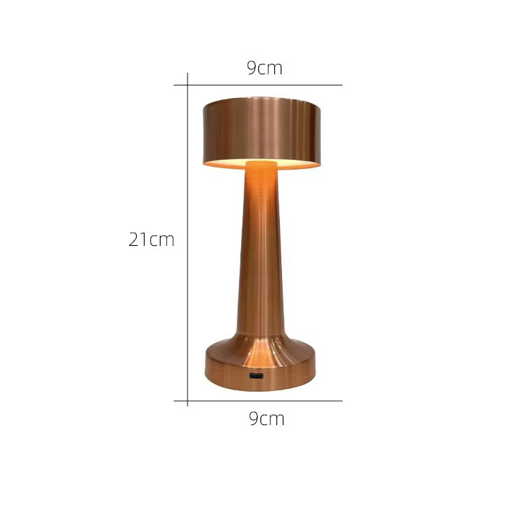 طاولة بار Led اللمس الاستشعار الرجعية سطح المكتب الدمبل مصباح مكتبي