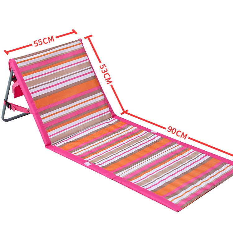 كرسي الترفيه للشاطئ، مسند ظهر للصيد، كرسي قابل للطي خفيف الوزن