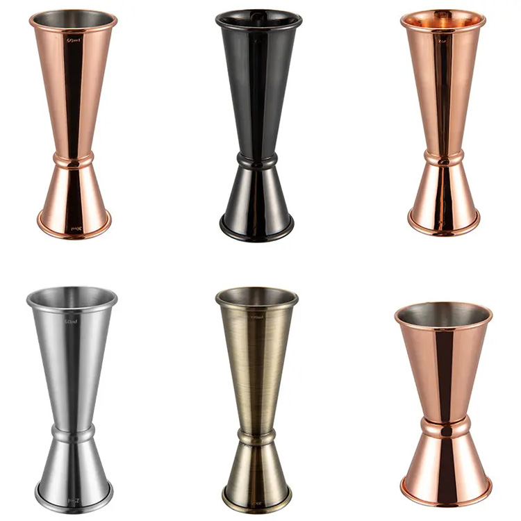 الفضة النحاسية الممتازة 2Cl/4CL الصلب المقاوم للصدأ المقاوم للصدأ Jigger